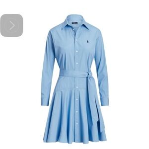 Polo by Ralph Lauren Women's Blue Shirt Dress